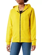 Bluzy męskie - A|X ARMANI EXCHANGE Męska bluza z kapturem z wytłoczonym logo, Żółty kwas, S - miniaturka - grafika 1