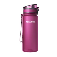 Butelki filtrujące - Butelka Filtrująca Aquaphor City, Bordowa, 650 ml - miniaturka - grafika 1