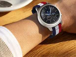 Pasek Welling nylon do Samsung Gear S3 /watch 46mm czerwono biało granatowy (22mm) - Akcesoria do smartwatchy - miniaturka - grafika 9