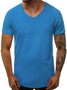 T-SHIRT MĘSKI NIEBIESKI OZONEE O/2309 - Ozonee - Koszulki męskie - miniaturka - grafika 1