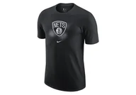 Koszulki męskie - Nike Nba Brooklyn Nets Dri-Fit Essential Logo Tee Black - miniaturka - grafika 1