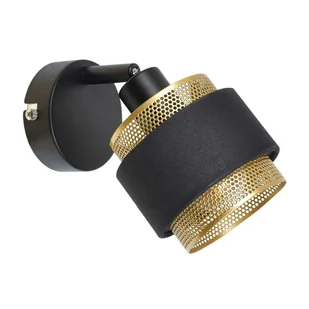 Renez kinkiet  spot) 1-punktowy czarny/złoty SPL-95820-1 - Lampy ścienne - miniaturka - grafika 2