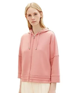 Damska bluza TOM TAILOR z kapturem, 32224-więdnąca róża, L - Bluzy damskie - miniaturka - grafika 1