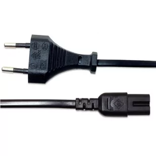 Manhattan Kabel zasilający ósemka C7/Euro 3m czarny - Kable - miniaturka - grafika 1