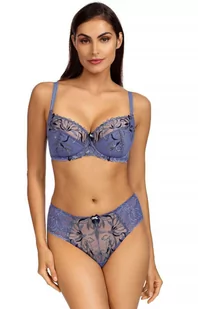B150 Jasmin biustonosz semi-soft, Kolor fioletowy, Rozmiar 65F, Ewa Bien - Intymna - Biustonosze - miniaturka - grafika 1