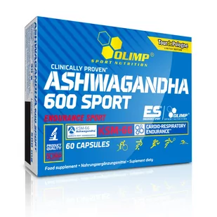 Olimp Ashwagandha 600 Sport 60kaps. - Witaminy i minerały - miniaturka - grafika 1