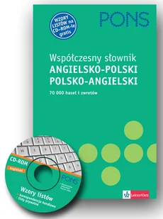 Pons. Współczesny słownik angielsko-polski, polsko-angielski + CD - Książki do nauki języka angielskiego - miniaturka - grafika 1