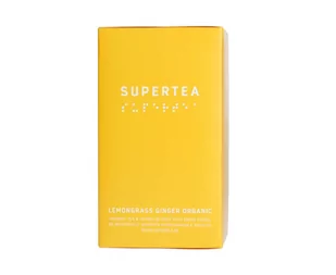 Teministeriet Teministeriet Supertea Lemongrass Ginger Organic Herbata 20 Torebek ST-LGO - Herbata - miniaturka - grafika 1