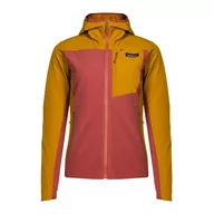 Kurtki i kamizelki sportowe damskie - Kurtka softshell damska Patagonia R1 CrossStrata Hoody - miniaturka - grafika 1