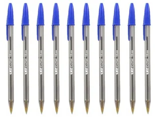 10x Długopis BIC Cristal Large - niebieski - Długopisy - miniaturka - grafika 1