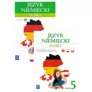 Punkt 5. Podręcznik i zeszyt ćwiczeń z płytą CD do języka niemieckiego dla klasy 5 szkoły podstawowej. Kurs dla początkujących i kontynuujących naukę - Książki do nauki języka niemieckiego - miniaturka - grafika 1