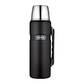 Termosy - Thermos Termos Style z uchwytem 1200 ml czarny mat - miniaturka - grafika 1