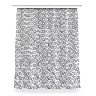 Gotowa zasłona z grafiką Wzór w trójkąty 150x200, Fabricsy - Zasłony - miniaturka - grafika 1