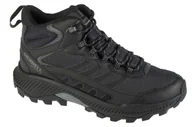 Buty trekkingowe męskie - Buty trekkingowe męskie Merrell Merrell Speed Strike 2 Mid WP J037833 Czarne 45 - miniaturka - grafika 1