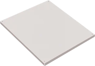 Półka do szaf warsztatowych na narzędzia, 500 x 500 mm, szary, 1 szt - Szafy i regały magazynowe - miniaturka - grafika 1