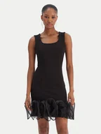 Sukienki - Rinascimento Sukienka koktajlowa CFC0126628003 Czarny Slim Fit - miniaturka - grafika 1