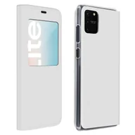 Etui i futerały do telefonów - Etui Clear View do Samsunga Galaxy S10 Lite ultracienkie - białe - miniaturka - grafika 1
