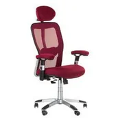 Fotele i krzesła biurowe - Fotel ergonomiczny CorpoComfort BX-4147 Czerwony - miniaturka - grafika 1