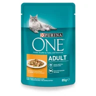 Mokra karma dla kotów - Purina One Cat Adult z kurczakiem i fasolką szparagową 85g - miniaturka - grafika 1