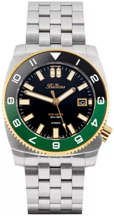 Zegarek Zegarek Balticus BALDWRCBG Deep Water  czarnozielony  Limited Edition 50 szt - Zegarki męskie - miniaturka - grafika 1