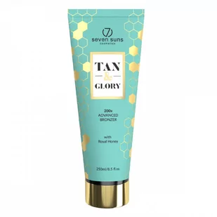 7SUNS Tan&glory Mega Mocny Bronzer Z Usa 250ml - Balsamy i kremy do opalania - miniaturka - grafika 1