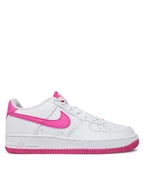 Buty dla dziewczynek - Nike Sneakersy Air Force 1 (GS) FV5948 102 Biały - miniaturka - grafika 1
