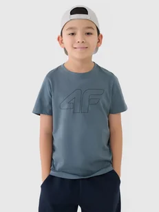 4F T-shirt z nadrukiem chłopięcy - turkusowy 140 (9-10 lat) - Koszulki dla chłopców 4F T-shirt z nadrukiem chłopięcy - turkusowy 140 (9-10 lat) - Koszulki dla chłopców - miniaturka - grafika 1