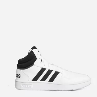 Trzewiki męskie wysokie sznurowane Adidas Hoops 3.0 Mid GW3019 42 Białe (4064053694070) - Półbuty męskie - miniaturka - grafika 1