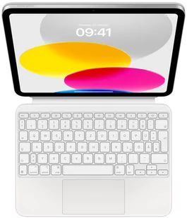 Etui Apple Magic Keyboard Folio do Apple iPad (10. generacji), niemieckie białe (MQDP3D/A) - Etui do tabletów - miniaturka - grafika 1
