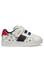 Buty dla chłopców - Geox Sneakersy B Eclyper Boy B455LA 000BC C0085 Biały - miniaturka - grafika 1