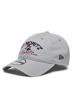New Era Czapka z daszkiem Washed St. Moritz Ski 9TWENTY 60580868 Szary - Czapki męskie - miniaturka - grafika 1