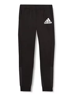 Spodnie i spodenki dla chłopców - adidas adidas Spodnie chłopięce B Bos Pant czarny czarny/biały 140 GJ6625 - grafika 1