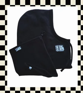 Czarny Polarowy Zestaw Docieplaczy - Bluzy damskie - miniaturka - grafika 1