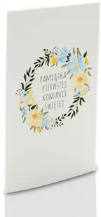 Mini-Album komunijny wianek TS na dwa zdjęcia 15x23 plus zakładka - Pamiątka Pierwszej Komunii Świętej - miniaturka - grafika 1