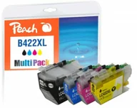 Tusze zamienniki - Peach PI500-383 nabój z tuszem 4 szt. Zamiennik Wysoka (XL) wydajność Czarny, Cyjan, Purpurowy, Żółty - miniaturka - grafika 1