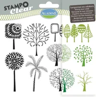Scrapbooking - Aladine Stemple silikonowe, drzewa - miniaturka - grafika 1