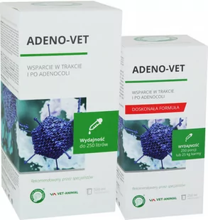 Adeno vet 500 ml wsparcie w trakcie i po adenocoli - Witaminy i odżywki dla ptaków - miniaturka - grafika 1