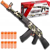 Zabawki militarne - BEZPIECZNA WYRZUTNIA MANUALY KARABIN NA MIĘKKIE STRZAŁKI PIANKOWE ZABAWKA - miniaturka - grafika 1