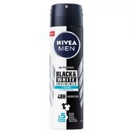 Dezodoranty i antyperspiranty męskie - Nivea MEN Black&amp;White Invisible Fresh Antyperspirant w aerozolu 150 ml  68799 - miniaturka - grafika 1