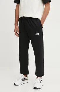 The North Face spodnie dresowe bawełniane Essential kolor czarny gładkie NF0A8A6JJK31 - Spodnie męskie - miniaturka - grafika 1