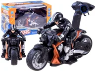 Zabawki zdalnie sterowane - Sportowy Motor sterowany na pilota kierowca RC0558 - miniaturka - grafika 1