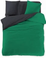 Pościel - Pościel klasyczna- 140x200 - Dwustronna- zieleń/czarna - miniaturka - grafika 1