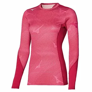 Mizuno Damska koszulka Virtual Body G3 Crew - Koszulki i topy damskie - miniaturka - grafika 1