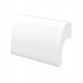 Klamki - Pochwyt De Luxe Uchwyt Balkonowy Drzwi Biały alu - miniaturka - grafika 1