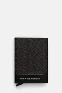 Etui na dokumenty i karty - Tommy Hilfiger etui na karty skórzane kolor czarny AM0AM12783 - miniaturka - grafika 1