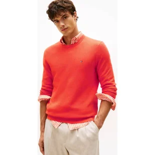 Tommy Hilfiger Sweter Regular Fit - Swetry męskie - miniaturka - grafika 1