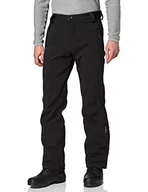 Odzież trekkingowa męska - CMP spodnie męskie typu softshell czarny czarny 58 - miniaturka - grafika 1