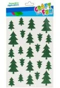 Naklejki Choinka zielona  24szt. Boże Narodzenie CRAFT WITH FUN 521672 - Podręczniki dla szkół podstawowych - miniaturka - grafika 1