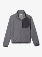 Bluzy dla chłopców - Bluza chłopięca Columbia Boys Triple Canyon Full Zip - city grey/shark - miniaturka - grafika 1