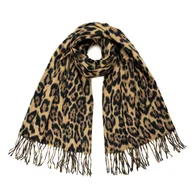 Apaszki i szaliki damskie - Szal Leopard - miniaturka - grafika 1